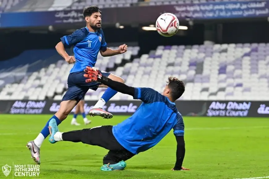 مصطفى شلبي يشارك في مران الزمالك استعدادا لمواجهة سيراميكا