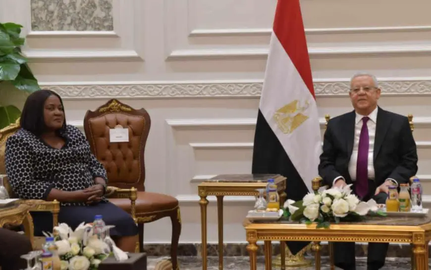المستشار د. حنفي جبالي يستقبل النائبة الأولى لرئيس الجمعية الوطنية في زامبيا