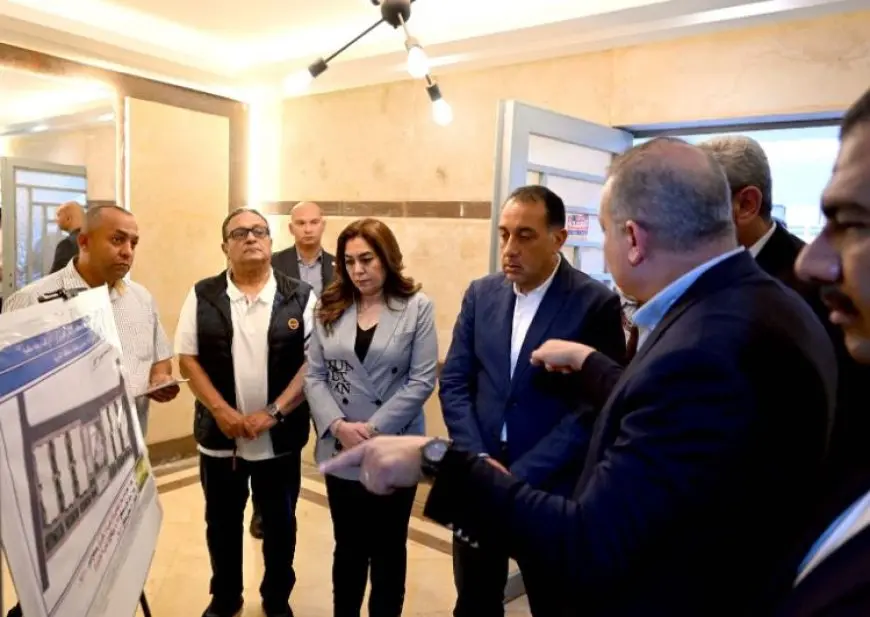 مدبولي يتفقد مشروع إسكان لمحدودي الدخل بمنطقة العجيزي في طنطا