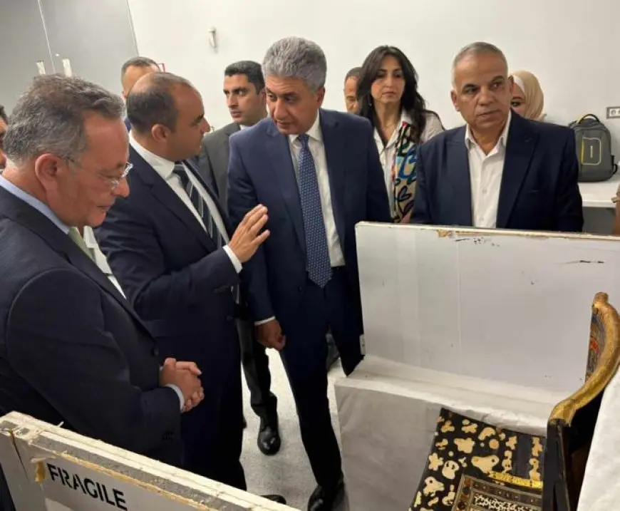 المتحف المصري الكبير يستقبل 163 قطعة من كنوز توت عنخ آمون استعدادا للافتتاح الرسمي