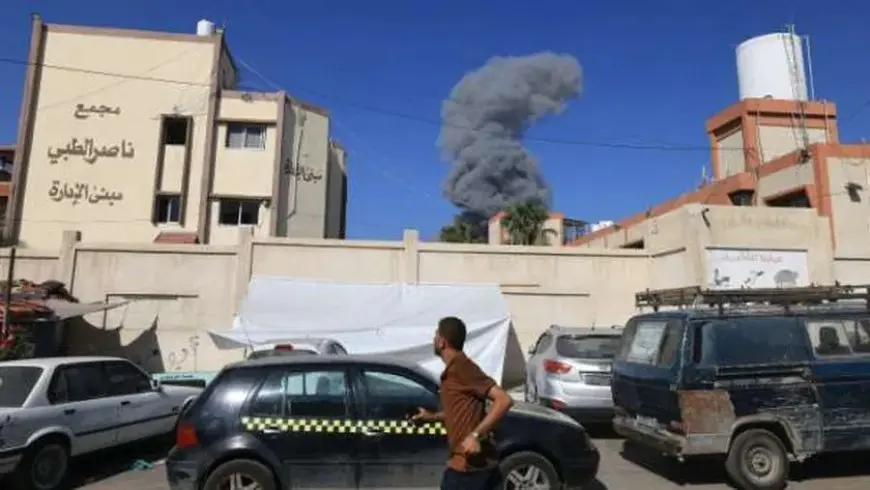 استشهاد الصحفي حسن أصليح بقصف إسرائيلي لمجمع ناصر الطبي