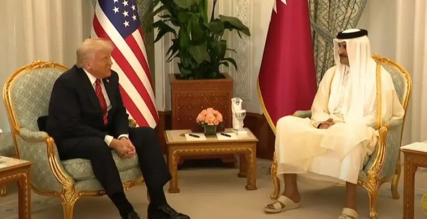 ترامب لأمير قطر: بإمكاننا العمل على أعلى المستويات لإحلال السلام في المنطقة
