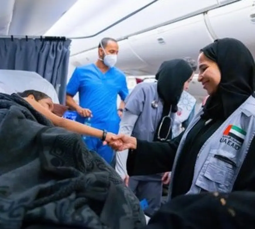 الإمارات تجلي 188 من المرضى ومرافقيهم من قطاع غزة