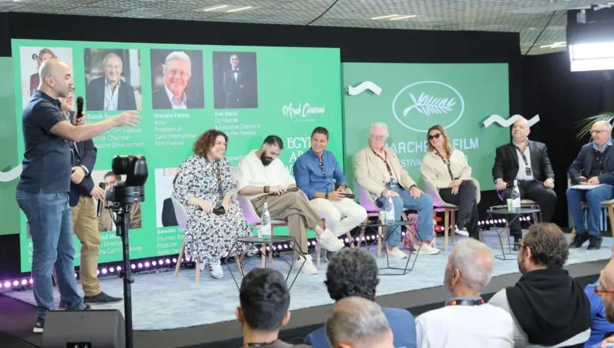 بحضور يسرا وحسين فهمي.. ندوة في مهرجان كان تناقش مكانة السينما المصرية عالميا وتحدياتها
