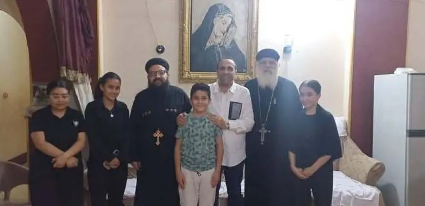 وكيل اللجنة الدينية بمجلس الشيوخ يقدم وظيفة ومنحة دراسية لأبناء منال نجيب ضحية العنف الأسري ببني سويف