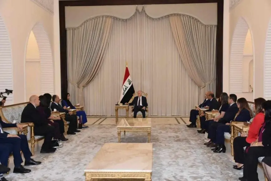 الرئيس العراقي: لن ندخر جهدا لدعم الشعب الفلسطيني وقضيته
