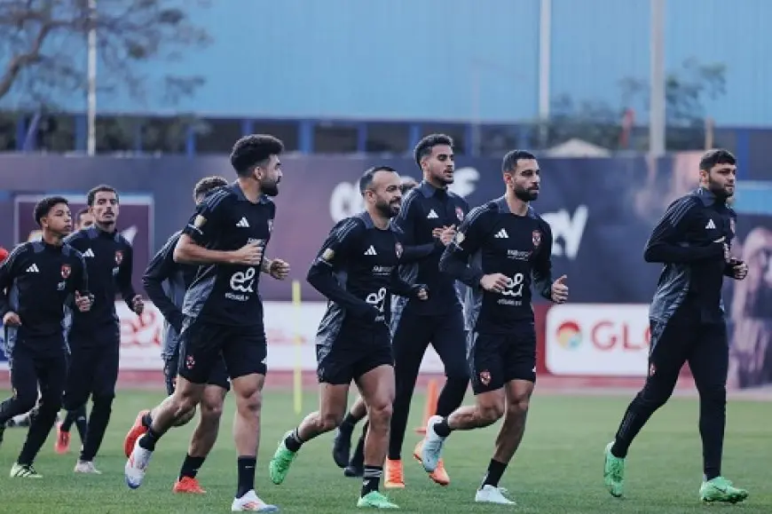 اليوم.. الأهلي يختتم تدريباته استعدادا لمواجهة البنك في الدوري
