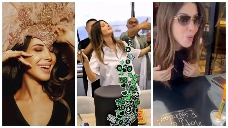 أكثر من صورة مختلفة.. نانسي عجرم تنشر احتفالاتها بعيد ميلادها