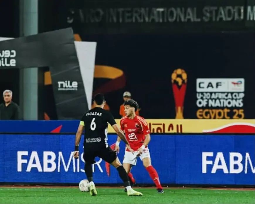 التعادل يحسم الشوط الأول من مباراة الأهلي والبنك في الدوري