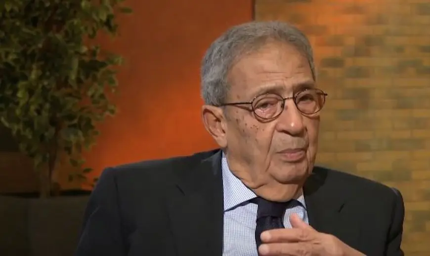 عمرو موسى: يجب إعادة النظر في التعامل مع حكومة نتنياهو وعدم التطبيع معها