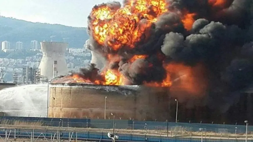 إخماد حريق داخل مصفاة لتكرير النفط بشمال العراق