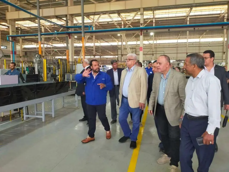 غرفة الصناعات الهندسية تنظم جولة ميدانية لمصانع بكوم أبو راضي الصناعية