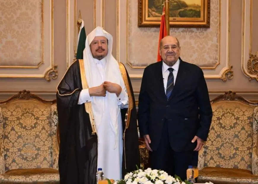 عبدالوهاب عبدالرازق يستقبل رئيس مجلس الشورى السعودي