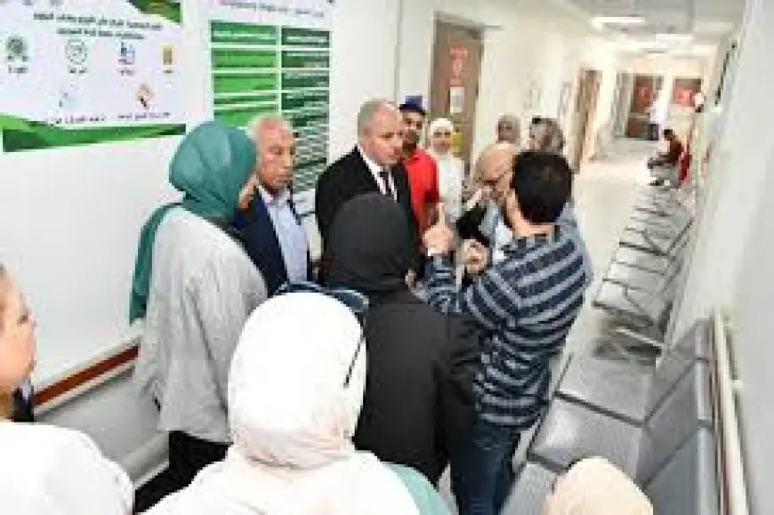 رئيس جامعة قناة السويس يتفقد مشروعات التطوير الطبي