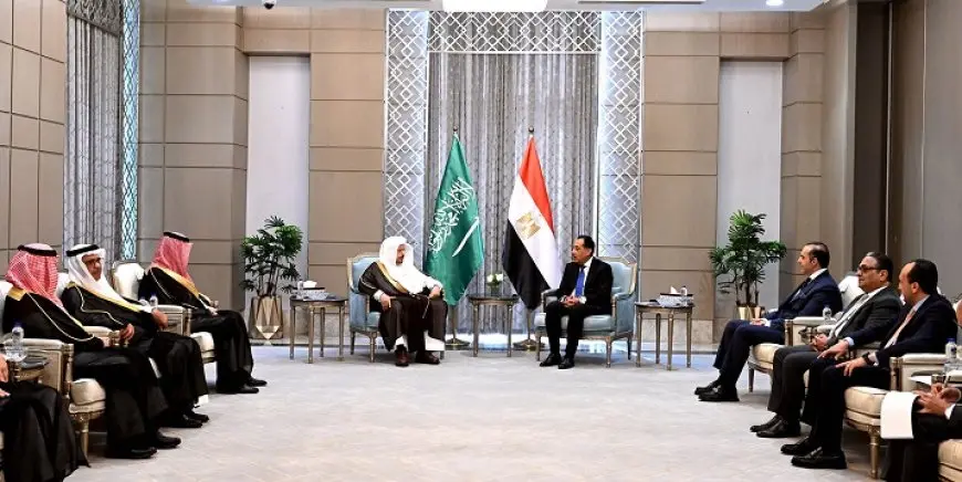رئيس الوزراء يستقبل رئيس مجلس الشورى بالمملكة العربية السعودية