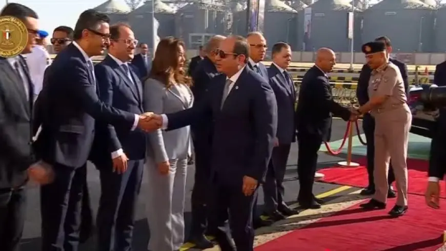 تفاصيل جولة السيسي خلال افتتاح المرحلة الأولى من مدينة مستقبل مصر الصناعية وموسم الحصاد بمحور الشيخ زايد