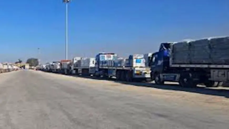 جيش الاحتلال: 100 شاحنة مساعدات دخلت غزة اليوم