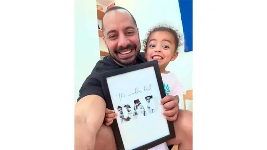 عمرو وهبة ينشر صورة مع ابنته ويعلق: “أسوأ وأفضل أب”