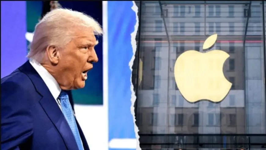 ترامب يهدد بفرض رسوم 25% على منتجات أبل حتى تنتج هواتف أيفون في أمريكا