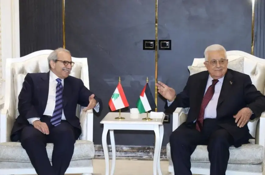 سلام وعباس يؤكدان ضرورة إنهاء ملف السلاح الفلسطيني بمخيمات لبنان