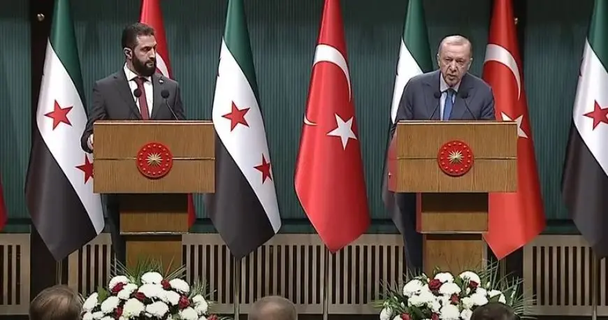 أردوغان خلال مباحثات مع الشرع: نرفض العدوان الإسرائيلي على سوريا