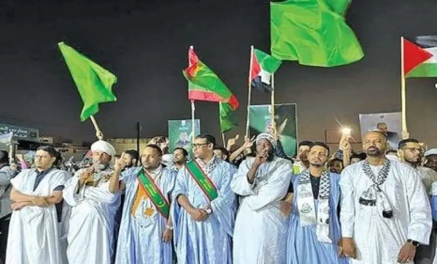 عشرات آلاف الموريتانيين يشاركون في مسيرة منددة بالإبادة في غزة