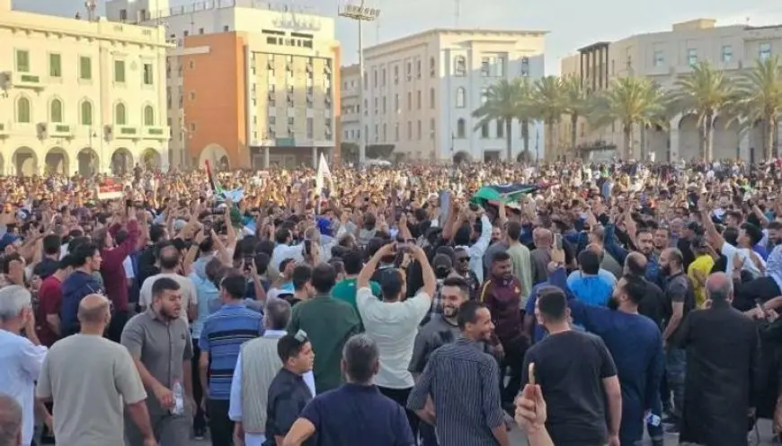 ليبيا.. مظاهرة داعمة لحكومة الوحدة في طرابلس