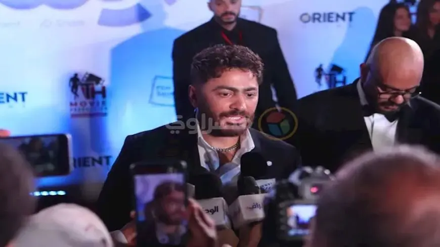 صور | تامر حسني وكزبرة من العرض الخاص لفيلم “ريستارت”