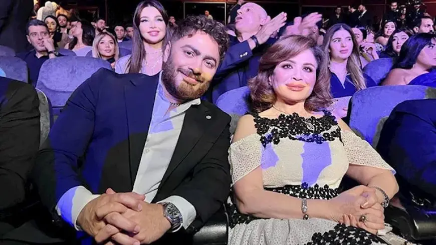 بعد العرض الخاص.. إلهام شاهين توجه رسالة لـ تامر حسني بطل فيلم “ريستارت”