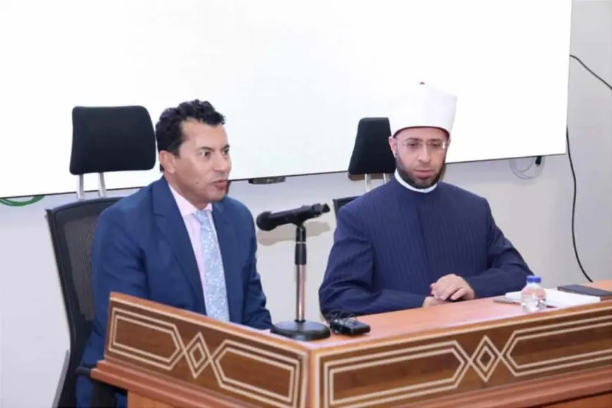 وزيرا الأوقاف والشباب يلتقيان أعضاء اتحاد بشبابها