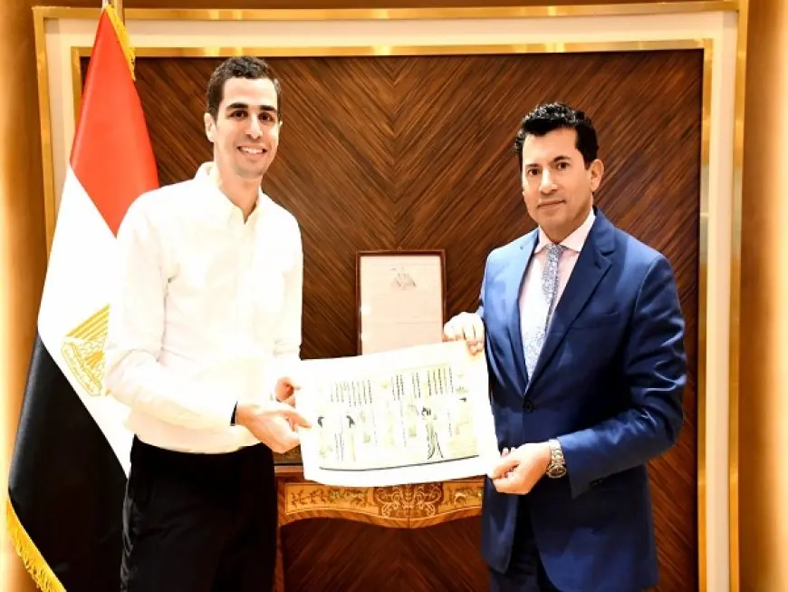 وزير الرياضة يستقبل علي فرج للاستفادة من خبراته في تدريب وتأهيل المنتخبات