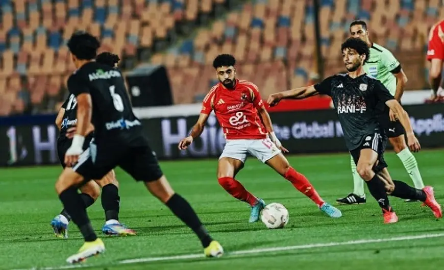 ليلة التتويج بالدوري.. الأهلي يتفوق على فاركو بثنائية وسام في الشوط الأول