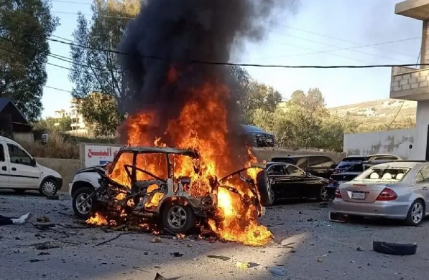 إصابة شخص في غارة إسرائيلية على سيارة بجنوب لبنان