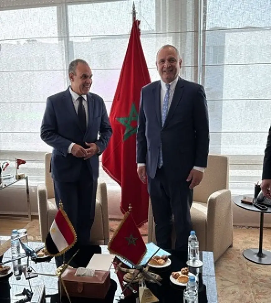 وزير الخارجية يؤكد رغبة مصر في تعزيز مبدأ الشراكة الاقتصادية مع المغرب