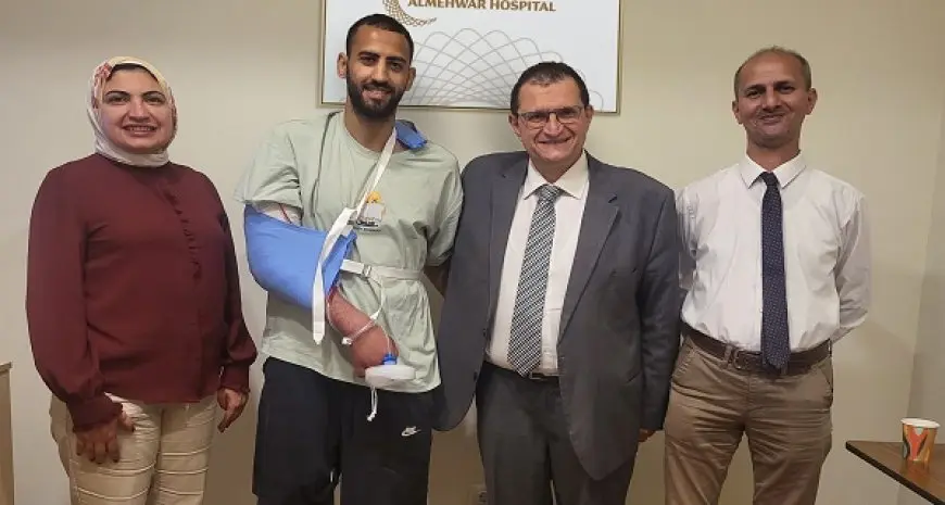 محمد حمدي لاعب زد يخضع لجراحة ناجحة في الكوع