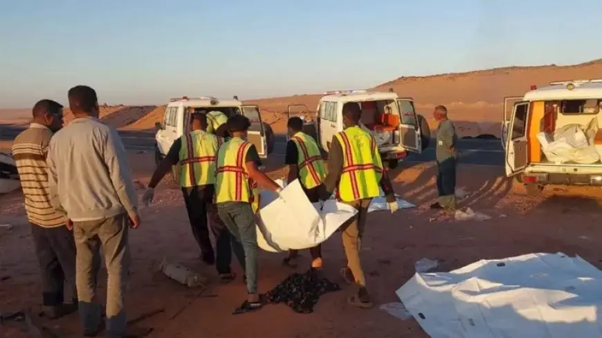 وفاة 11 مهاجرًا سودانيًا في حادث سير بصحراء ليبيا