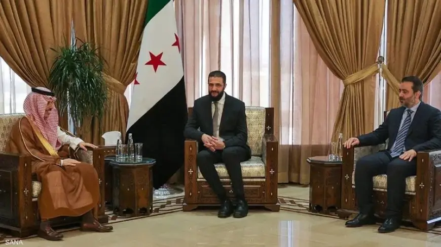 لقاء الشرع ودعم الاقتصاد السوري.. أبرز ملفات زيارة وزير خارجية السعودية لدمشق؟