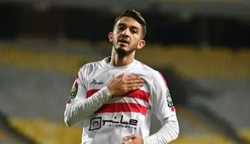 سيف جعفر يحصد جائزة أفضل لاعب في لقاء الزمالك وفاركو