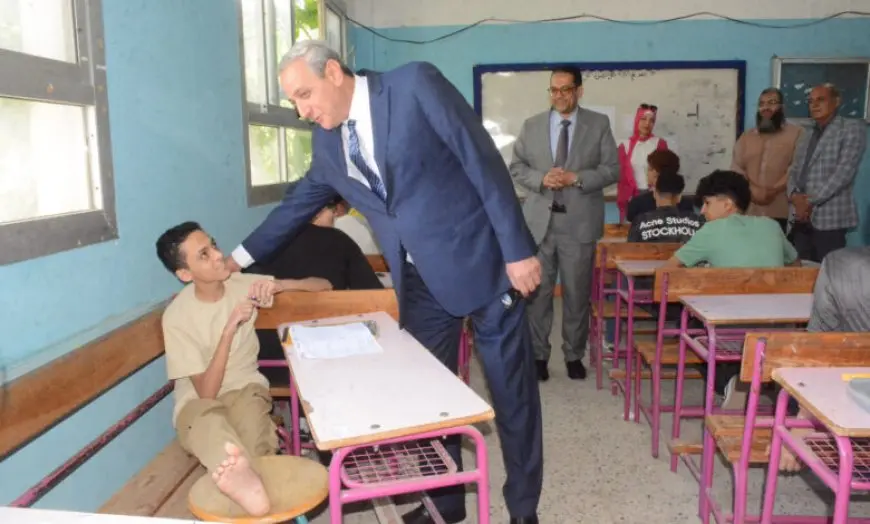 انتظام لجان امتحانات الشهادة الإعدادية في الغربية