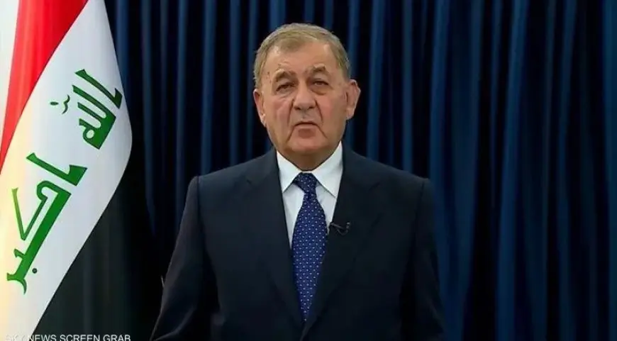 الرئيس العراقي يؤكد دعم بلاده الدائم لأمن واستقرار لبنان ووحدة أراضيه