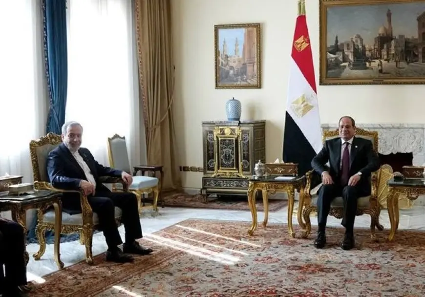 الرئيس السيسي يستقبل وزير الخارجية الإيراني