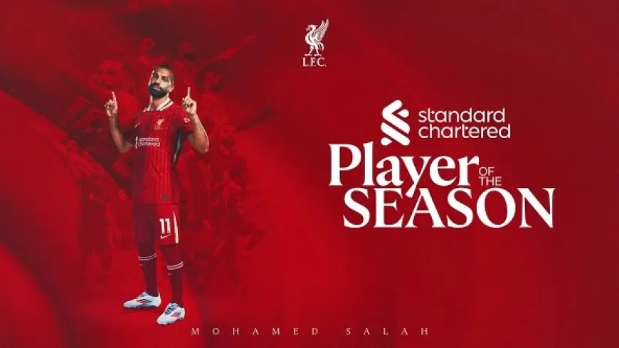 محمد صلاح يحصد جائزة لاعب الموسم في ليفربول للمرة الخامسة في مسيرته
