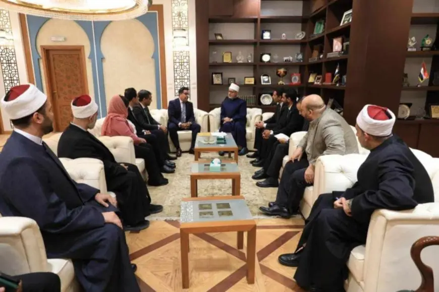 مفتي الجمهورية مستقبلا رئيس حزب الوعي: منفتحون على كلِّ تعاون جاد يخدم الوطن ويصون العقول