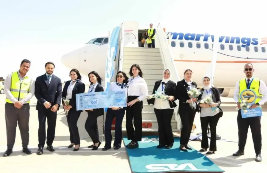 مطار العاصمة على خريطة الطيران الأوروبي.. «سمارت وينجز» تدشن أولى رحلاتها إلى العاصمة الإدارية الجديدة
