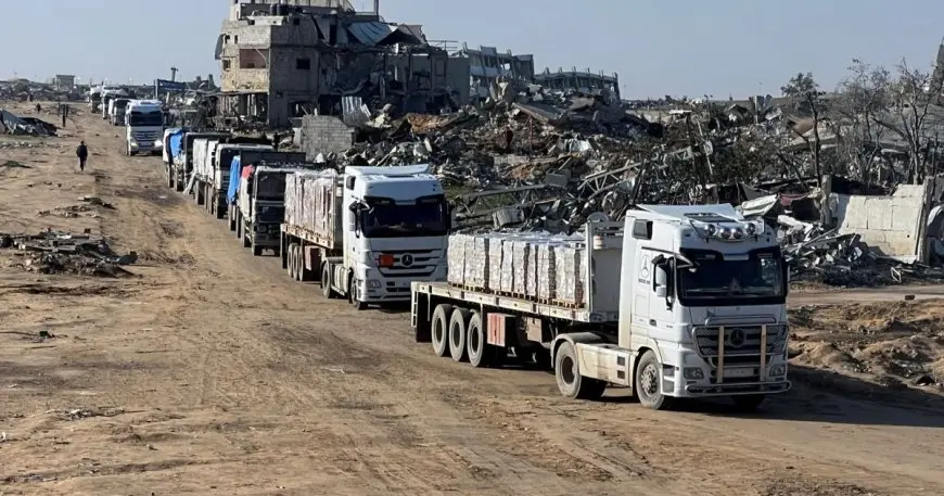 إسرائيل تعلن عدد شاحنات المساعدات إلى قطاع غزة أمس
