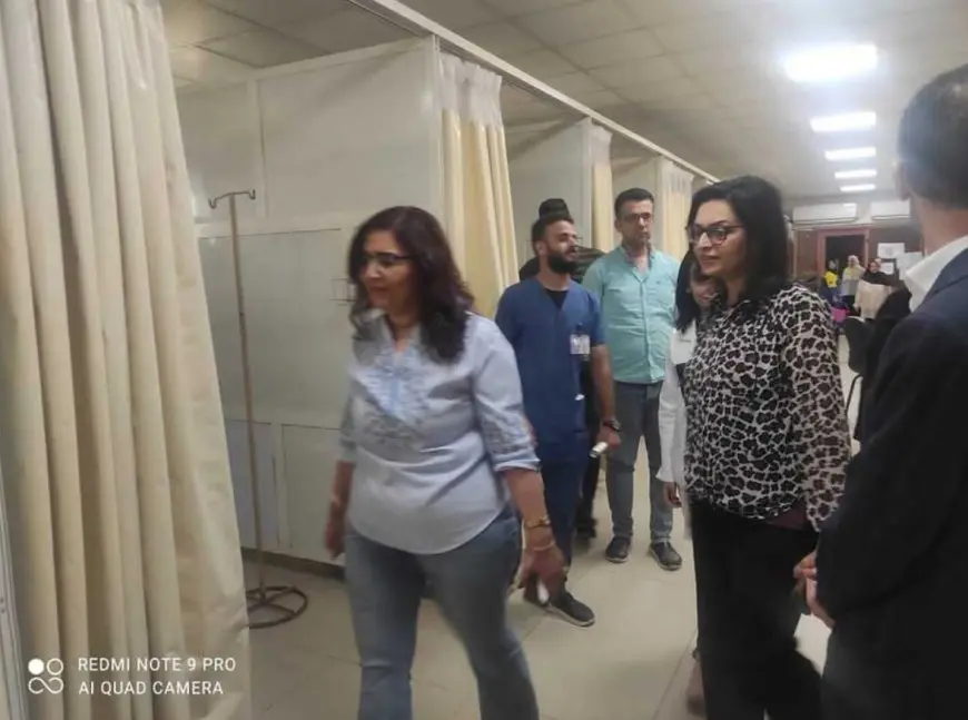 جولات العيد في المنيا.. وكيل وزارة الصحة تتفقد عددا من المستشفيات وتطمئن على جاهزيتها