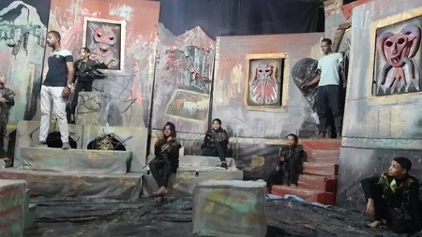 العرض المسرحي رصد خان على مسرح قصر ثقافة كوم أمبو
