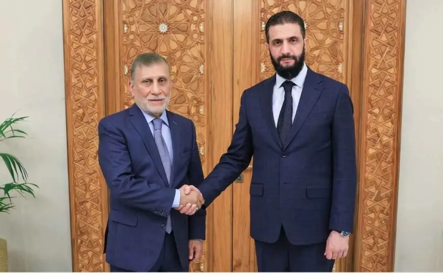 الشرع يستقبل المبعوث الخاص لرئيس الوزراء العراقي