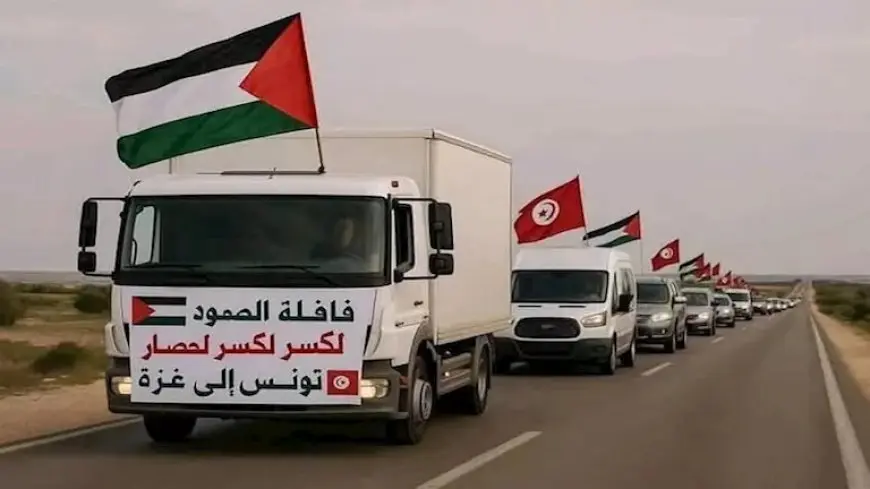 استعدادات واسعة في ليبيا لاستقبال قافلة “الصمود” المتجهة لغزة
