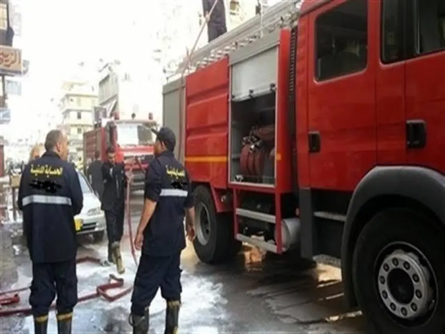 اندلاع حريق بشقة سكنية بسبب متس كهربائي في المنيب
